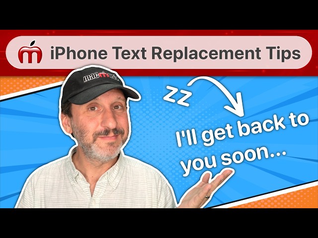 Tips For Text Replacements On the iPhone