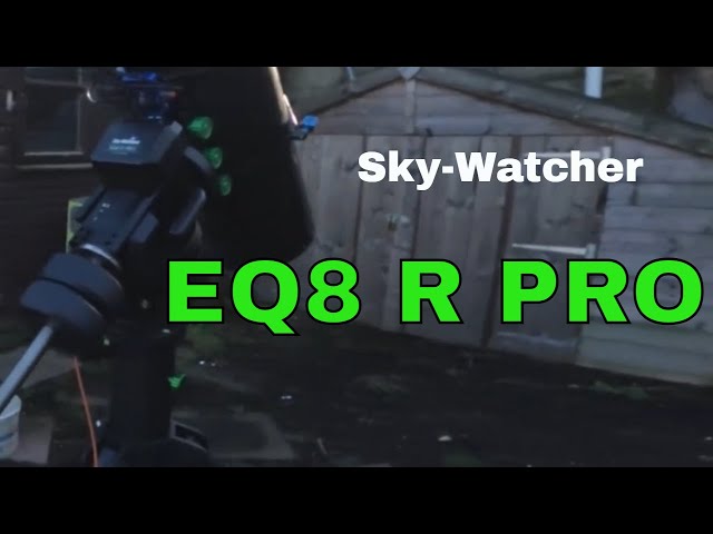 Sky-Watcher EQ8 R PRO. I upgraded my mount. Overview and installation into my Obsey. Crab Nebula