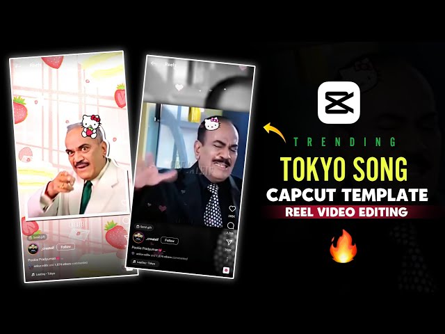 Tokyo song Kitty reel video capcut template | capcut template kitty song reel | vn code kitty reel