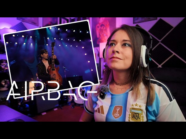 TEXAS Girl Reacts To AIRBAG - Nunca lo olvides - Vivo en Velez (AIRBAG)