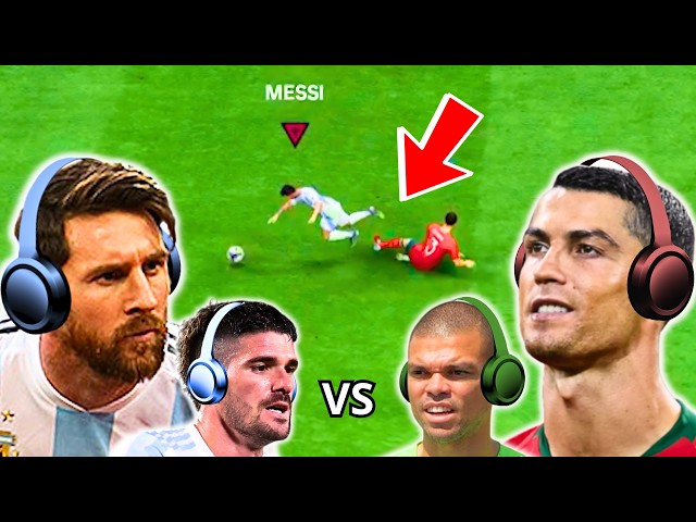 MESSI & DE PAUL vs RONALDO & PEPE… BAD IDEA 😭