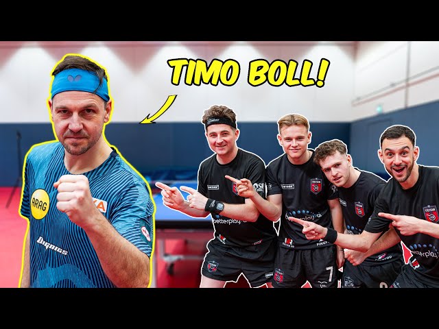 We Challenged Table Tennis Legend Timo Boll!