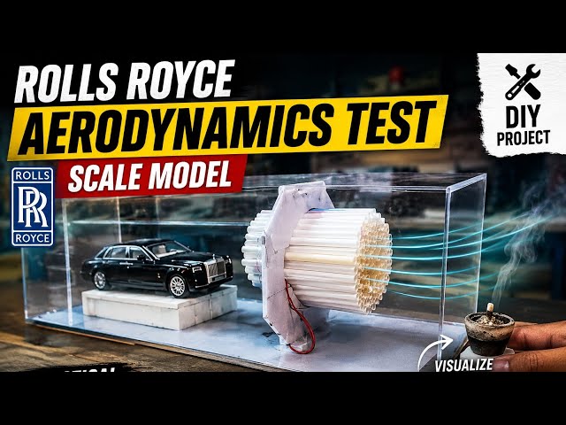 Rolls Royce Aerodynamics Test (Scale Model) | Rolls Royce Practical EXPERIMENT | DDC WORKSHOP 
