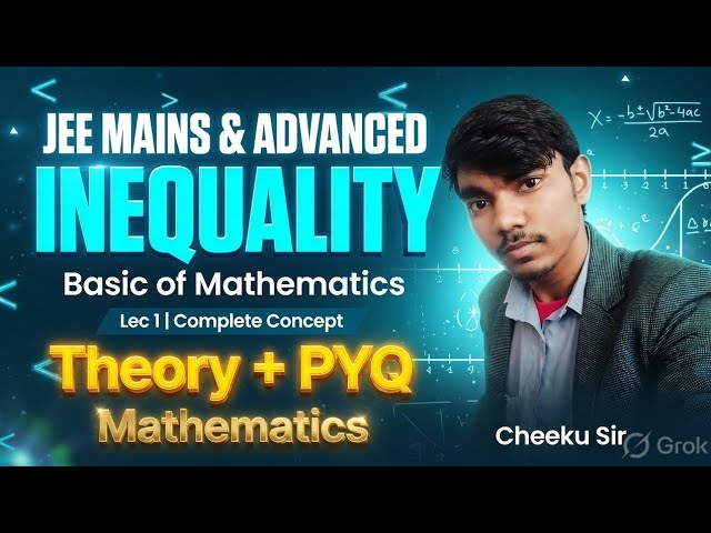 Basic Mathematics | Complete Foundation for JEE, NDA, CUET & Class 11 | Lec 1 | Class 11 Maths
