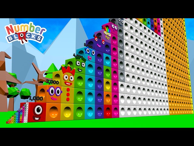 Count Big Numbers with Numberblocks 1 to 100 | Fun Math Game for Kids! 🔢
