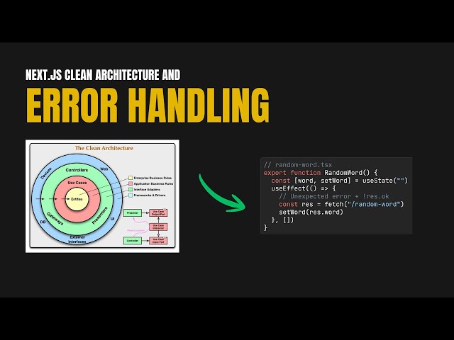 Error handling in Next.js | What I've learned so far