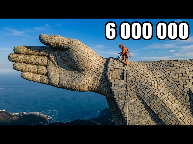 Статую в 635 Тонн Собрали Без Единого Крана
