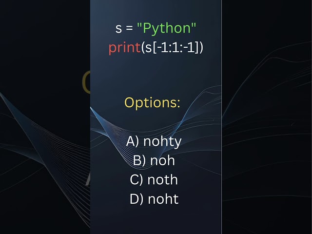 Python String slicing