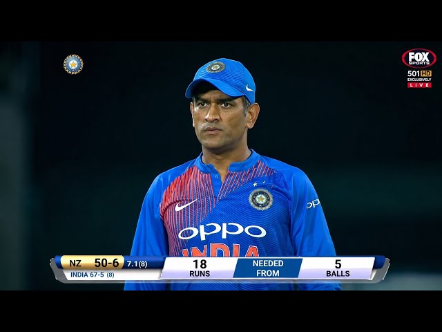⚡ The Craziest 8-Over Thriller Ever! 🤯 India vs New Zealand 3rd T20I 2017 🔥