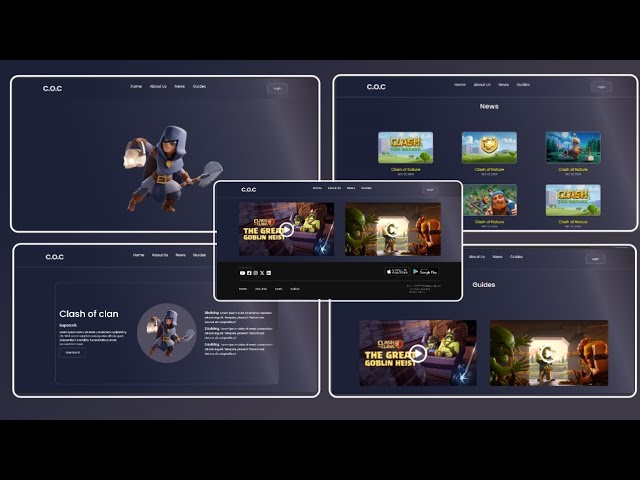 How to make Animated Website using HTML , CSS & JavaScript.