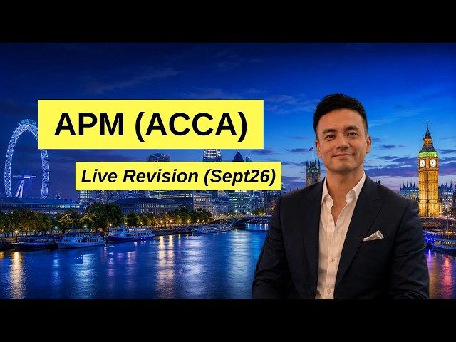 ACCA Advanced Performance Management APM Live Revision