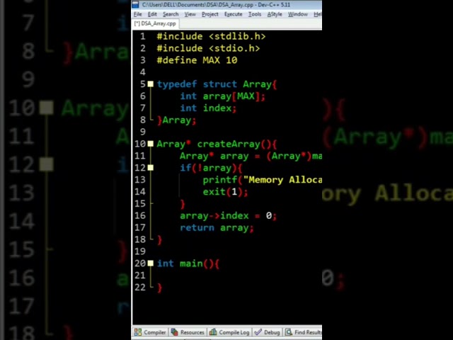 DSA Array Insertion Part 2
