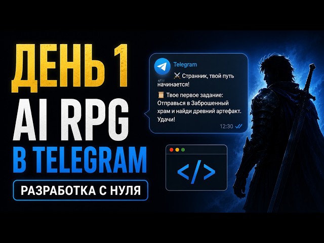 День 1: создаю AI RPG в Telegram с нуля