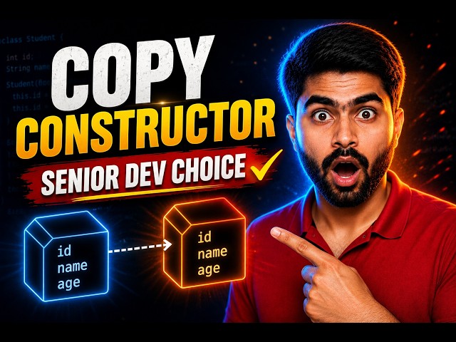 Copy Constructor in Java Explained | Prototype Design Pattern with Example (2026)