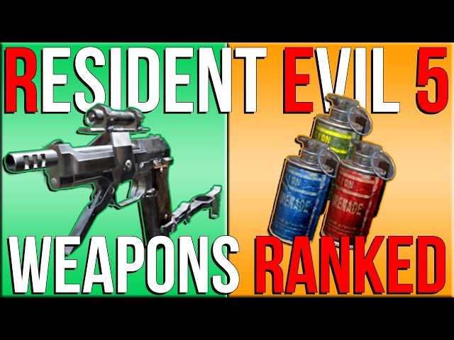 All RESIDENT EVIL 5 Weapons RANKED WORST to BEST