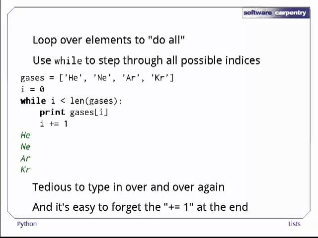 Python - Episode 4 - Lists