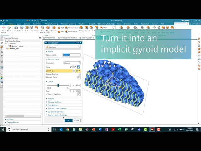 Implicit Modeling for Lattice-based Engineered Structures
