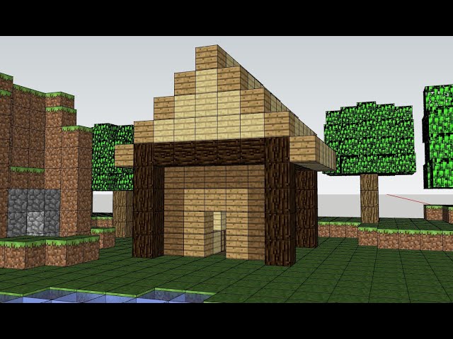 My Minecraft world in SketchUp