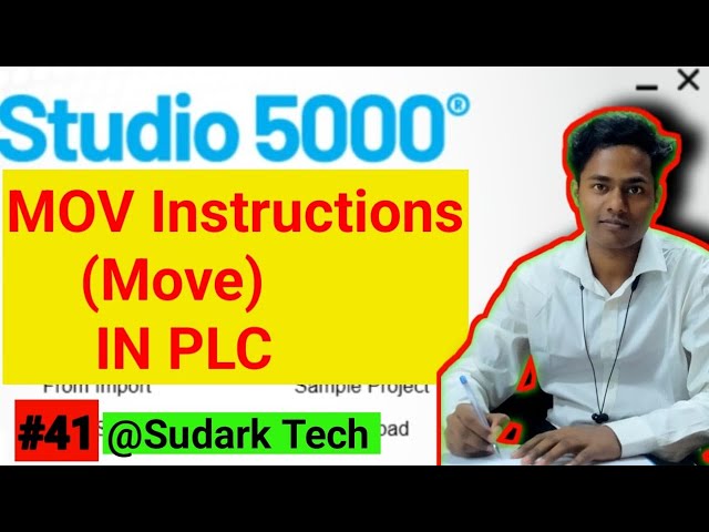 MOV (Move) Instructions in PLC  | Automation | PLC Programming | Sudark Tech