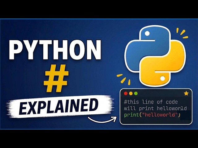 Python # Symbol Made Simple | Learn Python Step by Step