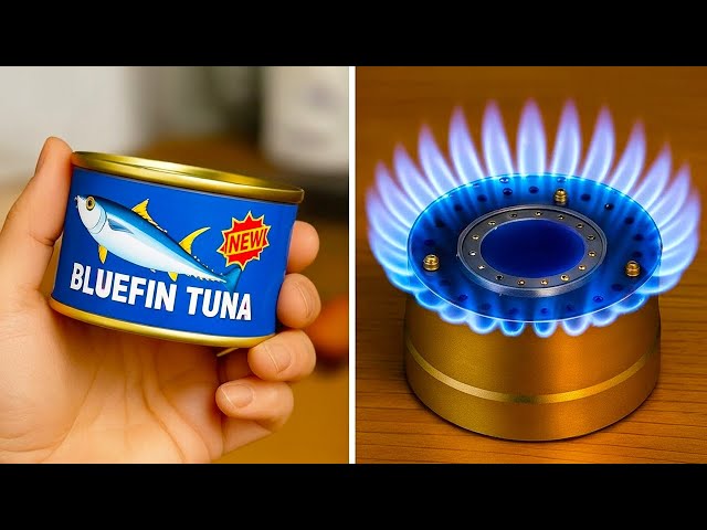 No power? No gas? No problem! DIY Mini Stove from Trash – Hidden Free Energy at Home 🔥