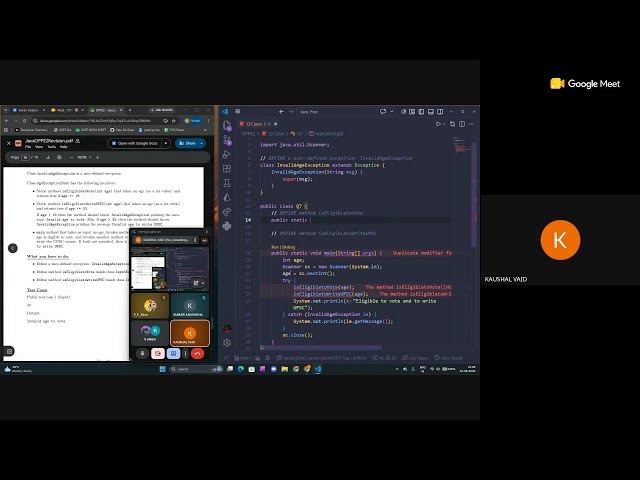 OPPE2 Revision Session -JAVA