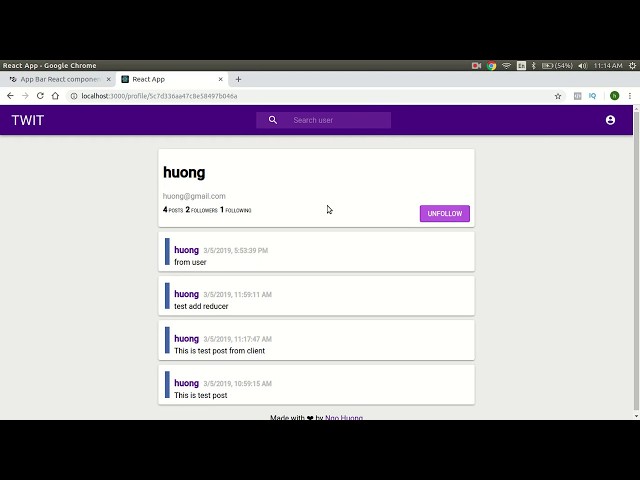 Fullstack Twitter Clone with Nodejs, Express, MongoDB, React - Part 25