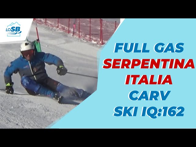 FULL GAS - SERPENTINA ITALIA LIV 7 - CARV SKI IQ:162 - Pista Serodine - Passo del Tonale - 16/1/2025