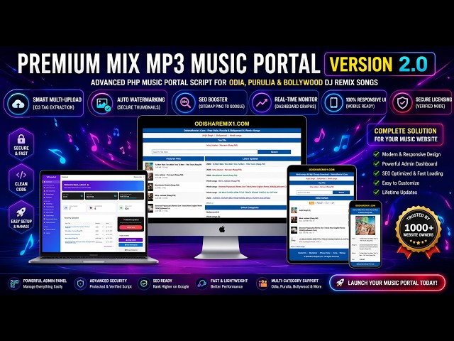 How Setup Premium Mix MP3 Music Portal PHP Script?
