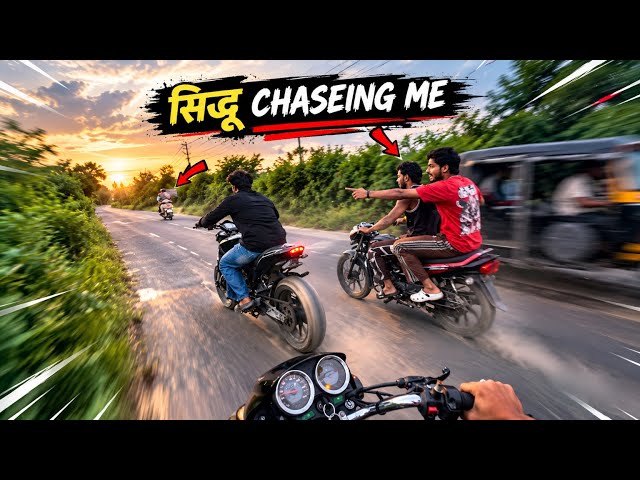 Sidhu chasing me on highway || A surprise for Sidhu 😂 || Kawa H2R