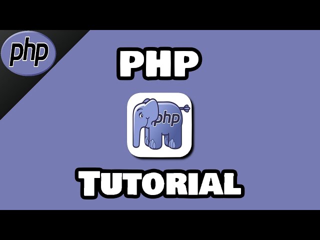 PHP tutorial for beginners 🐘
