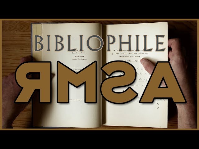 Opening Uncut Pages - Vintage Book - Bibliophile [ASMR]