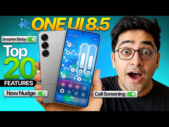 Samsung One UI 8.5 is Here! Top 20 Hidden Features & Settings You MUST Change! 😱