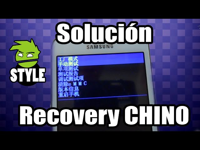 SOLUCIÓN al RECOVERY en CHINO / Androoid Style