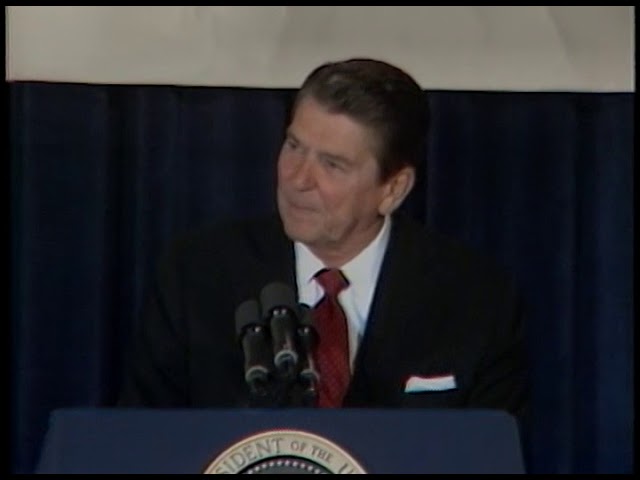 President Ronald Reagan's at a Dinner Honoring Senator Jesse Helms of North Carolina (description)