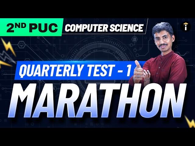 Computer Science Unit Test-1 MARATHON LIVE 🔥 | 35/35 ಸ್ಕೋರ್ ಮಾಡಿ | Important Questions | 2nd PUC