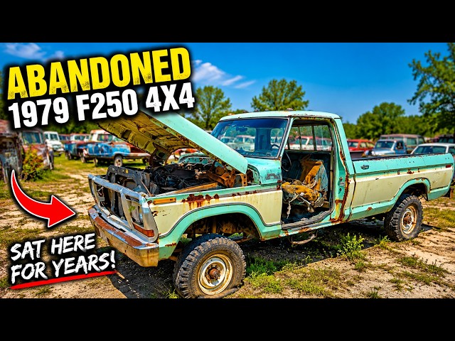 I Found This Rusted & Rare 79 Ford F-250 4x4 Abandoned in a Junkyard!