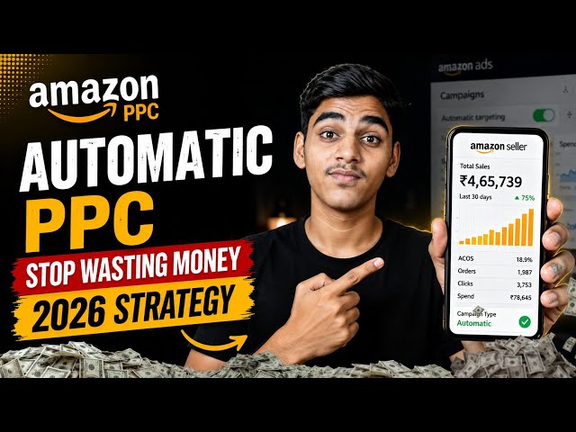Amazon PPC Automatic Campaign Tutorial 2026 | Complete Amazon FBA PPC Guide for Beginners