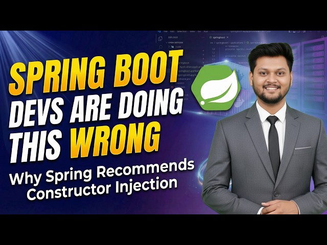 Spring Boot Developers Are Doing This Wrong ❌ (@Autowired Field Injection Problem) ✅
