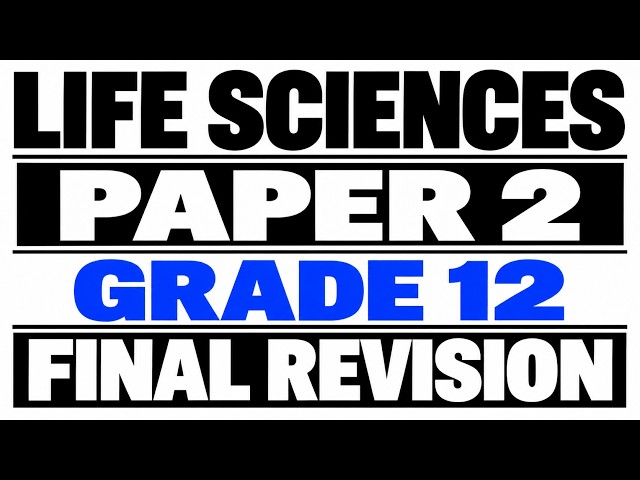 LIFE SCIENCES  PAPER 2 GRADE 12 PREPARATORY EXAMS, TRIAL EXAMS PRELIM LIFE SCIENCES PAPER 2 THUNDERE