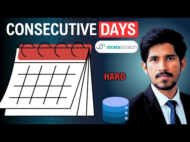 Consecutive Days SQL Problem with Detailed Solution | StrataScratch Medium Level
