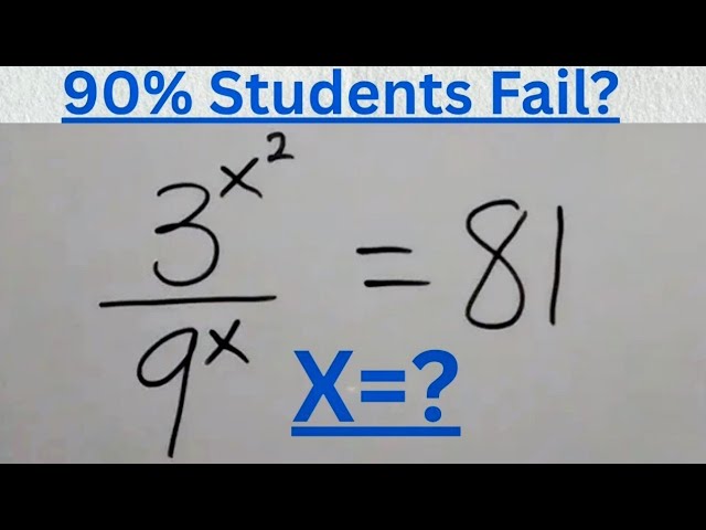This exponential Math Olympiad question has a trap! | Can You Find It?