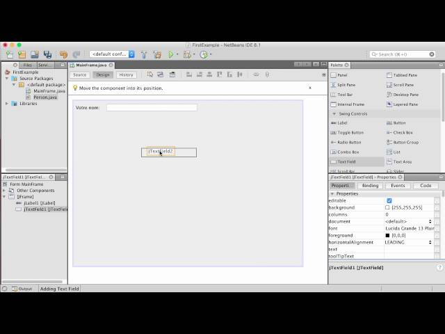 Java for 2GIG - NetBeans GUI Builder Part 1/4