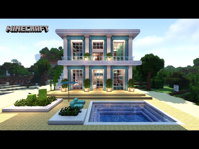 Minecraft: Modern Beach House Tutorial