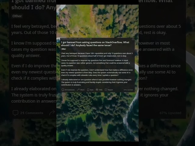 I got banned from asking questions on StackOverflow. What should I do? Anybody faced the same issue?