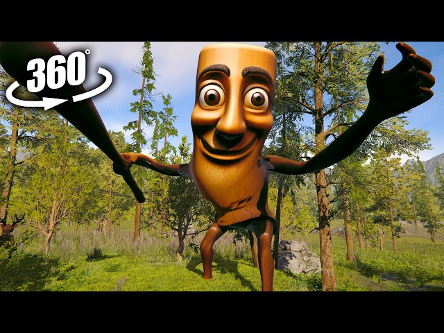 Triple-T en el bosque | VR / 4K | Meme de Tung Tung Tung Sahur
