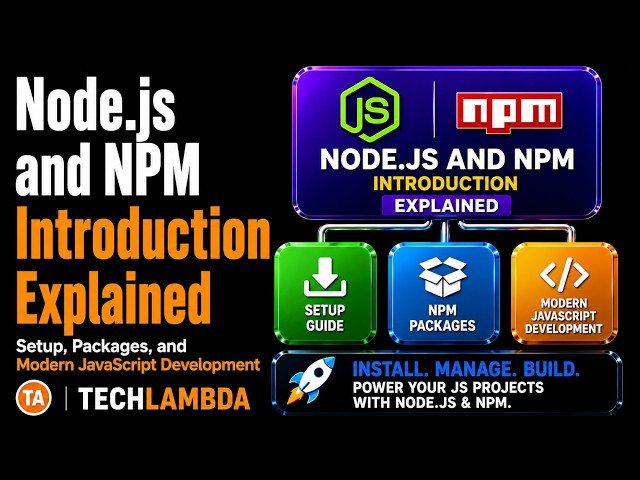 Node.js and NPM Introduction Explained | Setup, Packages, and Modern JavaScript Development