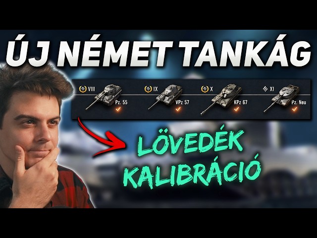 Új német tankág egy KÜLÖNLEGES lőszermechanikával (Lőszer Kalibráció)