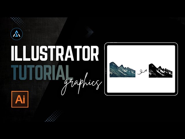 Adobe Illustrator Image to Graphic | Image Trace | Tutorial - Adobe Illustrator Tutorial