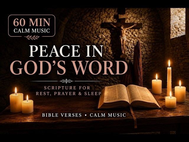 60 Minutes of Peace in God's Word | Instrumental Music, Scripture & Reflection for Rest and Prayer